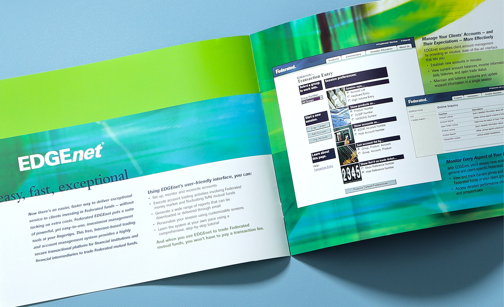 Edgenet printed Federated brochure 