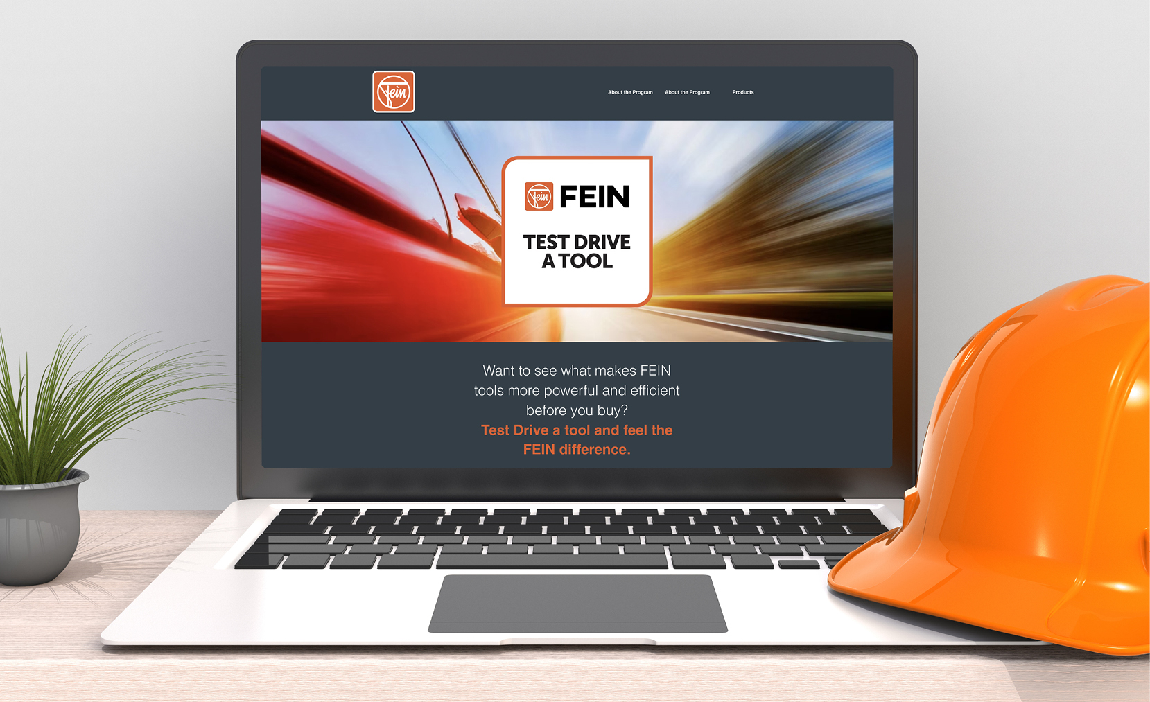 Test drive landing page responsive website