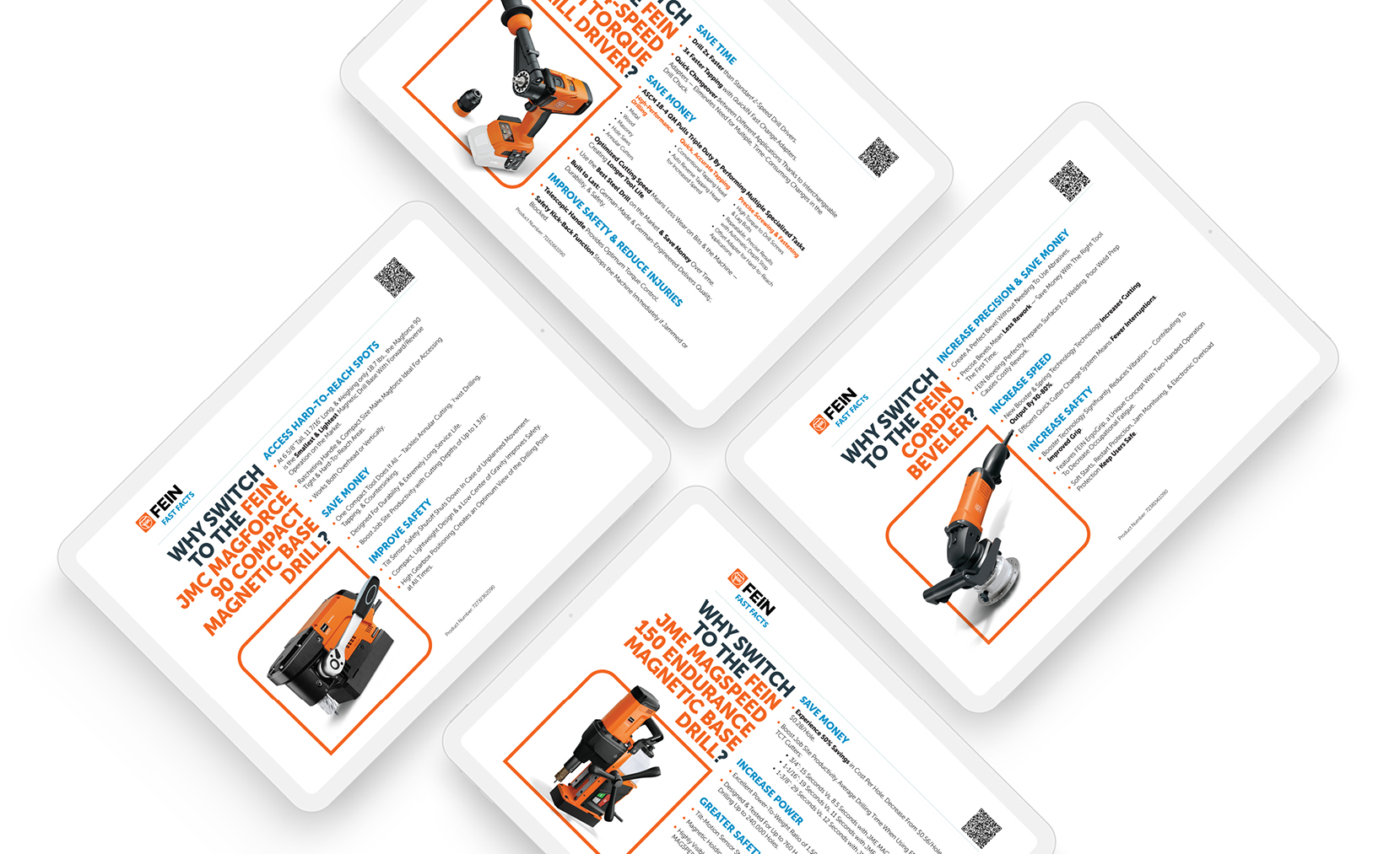 Fein fact sheets for power tools
