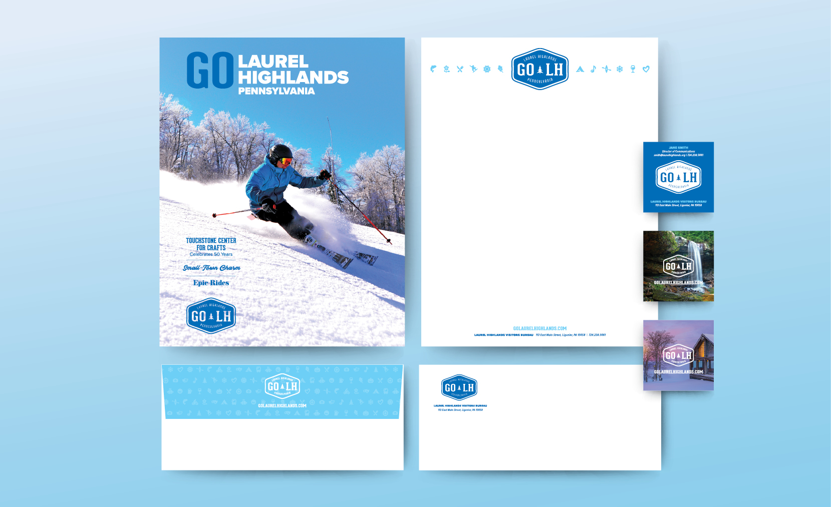 Go Laurel Highlands Brand and Stationery