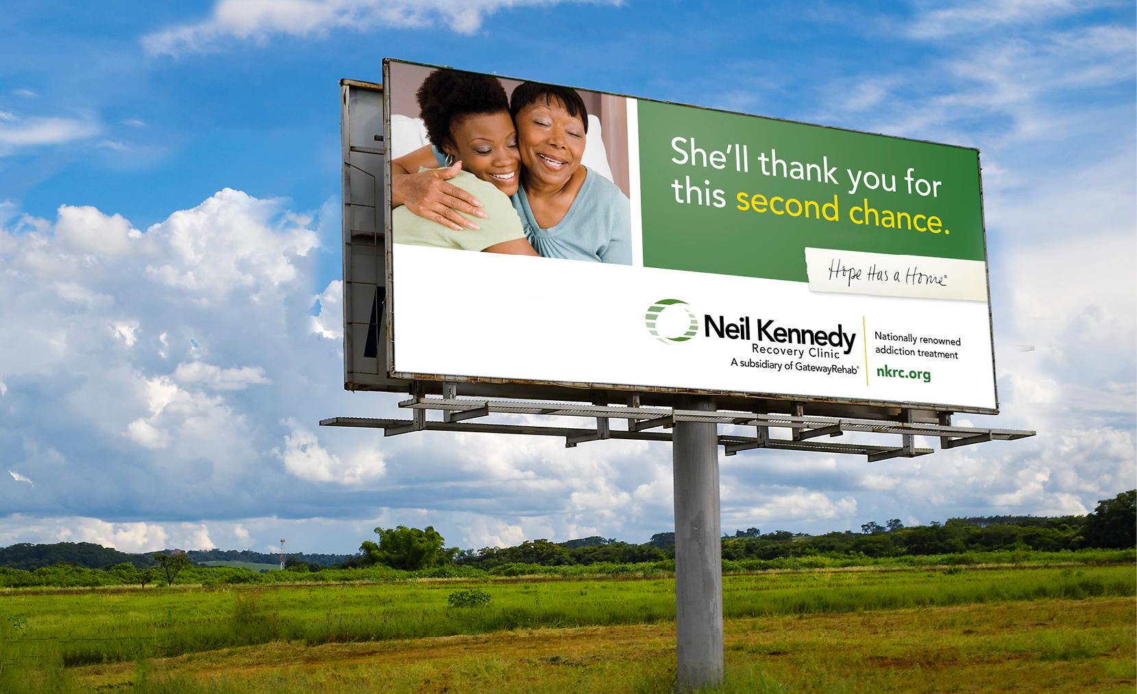 billboard of Gateway advertising