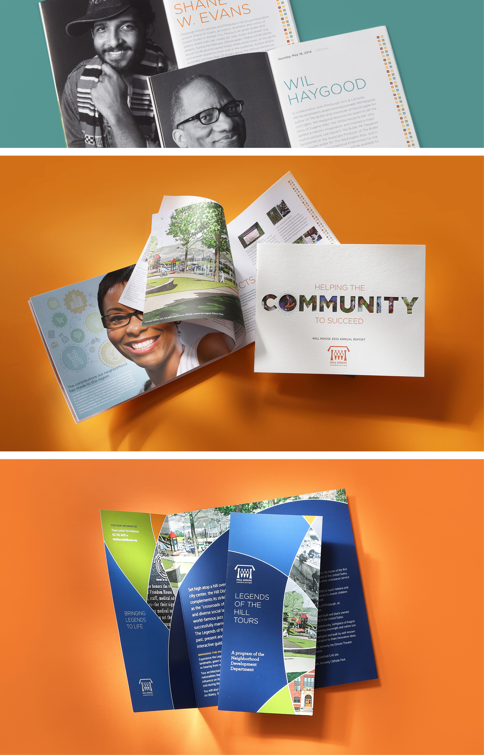 Event materials and annual report