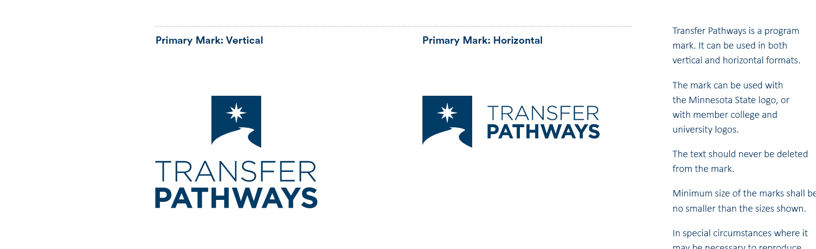 Transfer Pathways branding