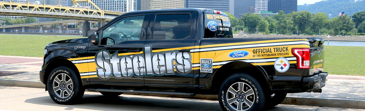 Ford Store Steeler truck giveaway