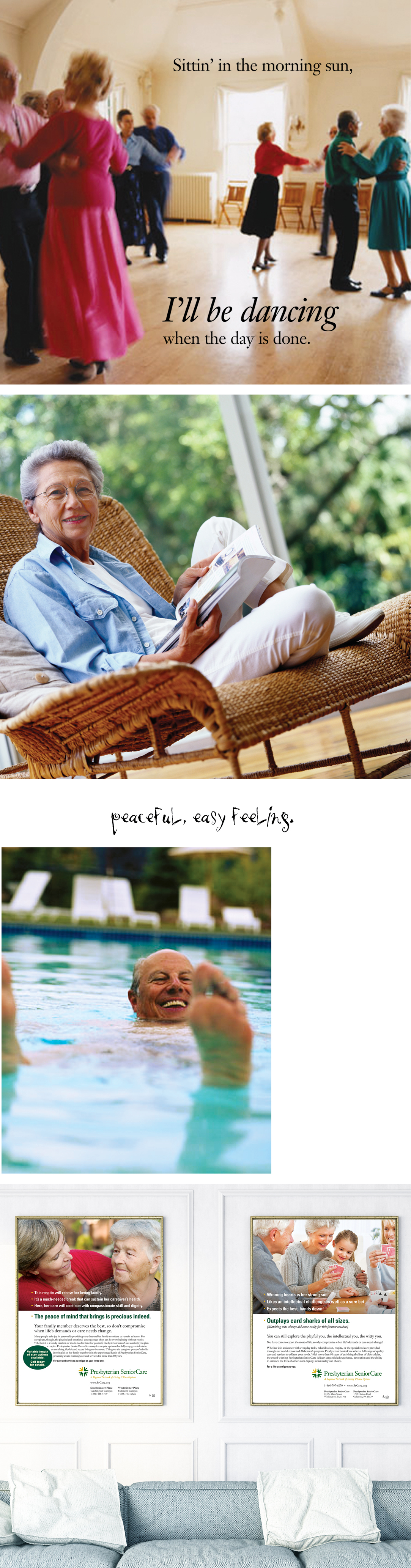 Presbyterian Senior Care Print Ads