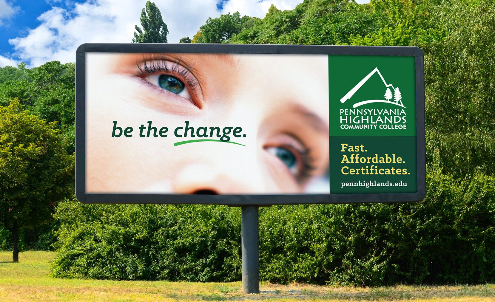 outdoor billboard for Penn Highlands