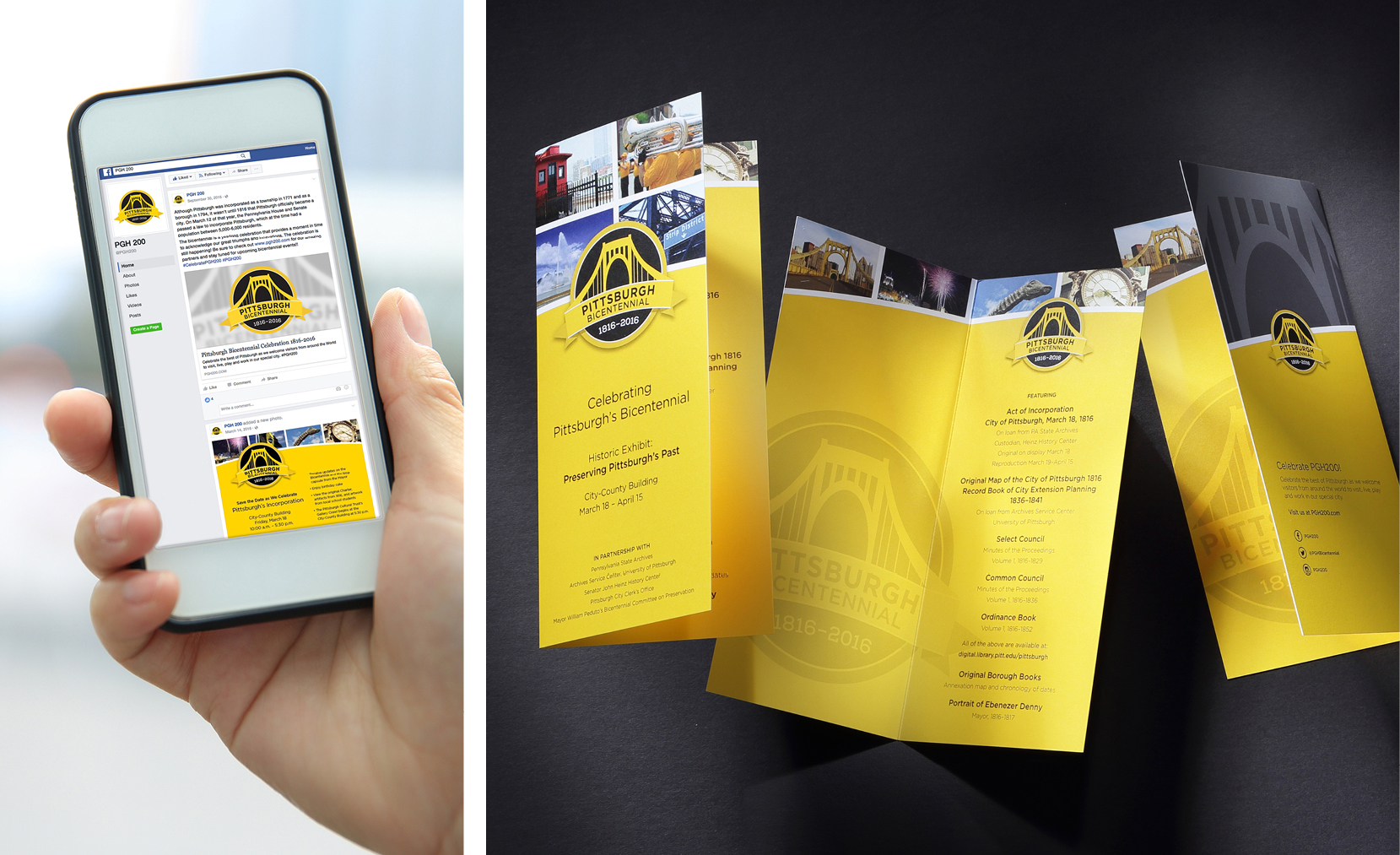 Marketing brochure and mobile website