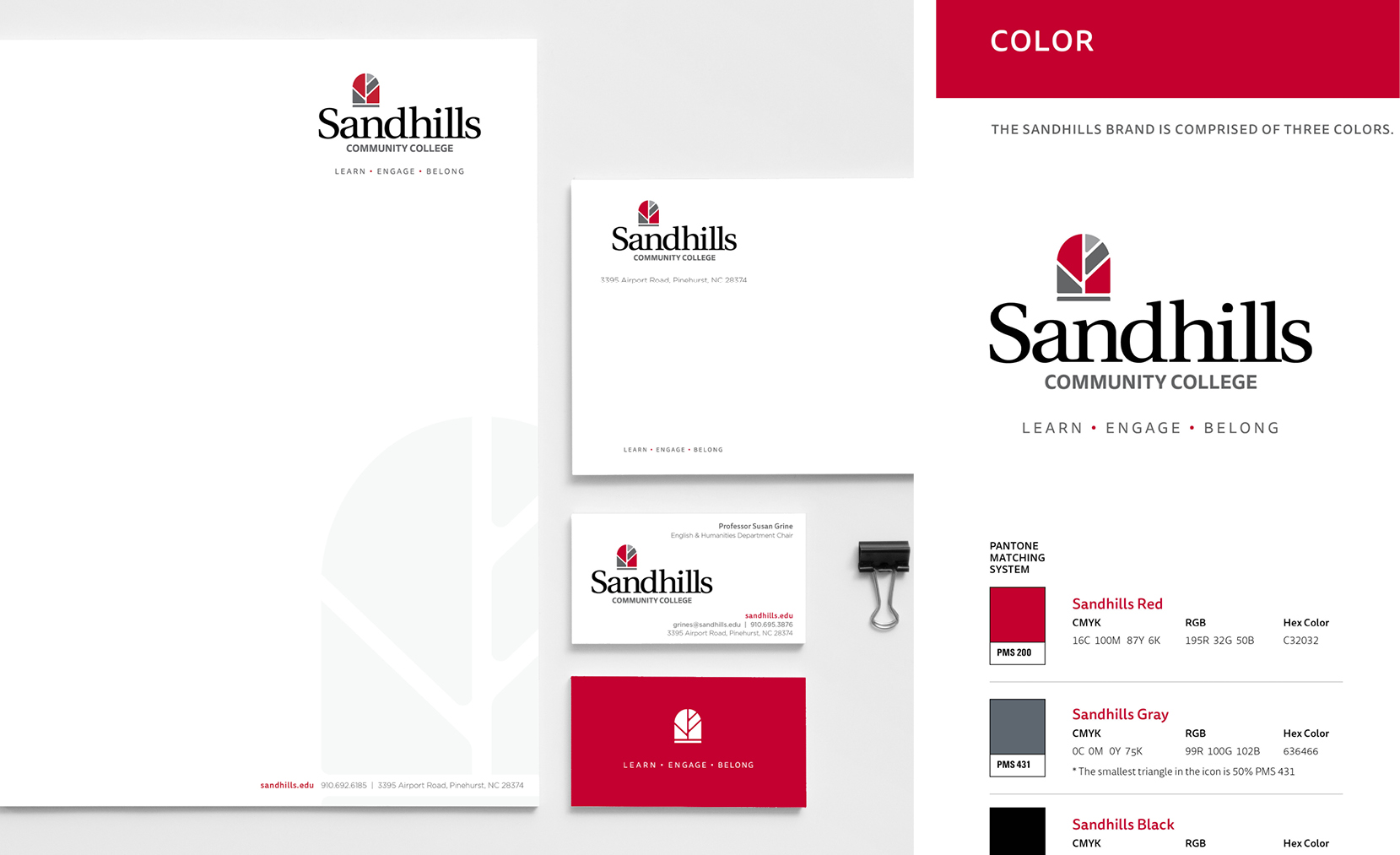 Sandhills Community College Stationery