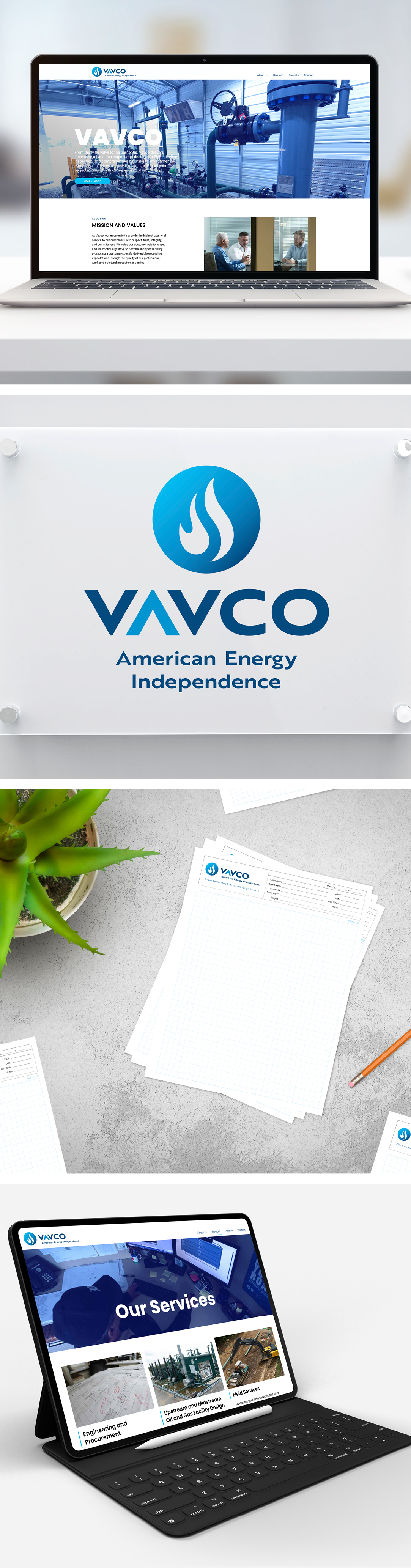 Website and brand design for pittsburgh company