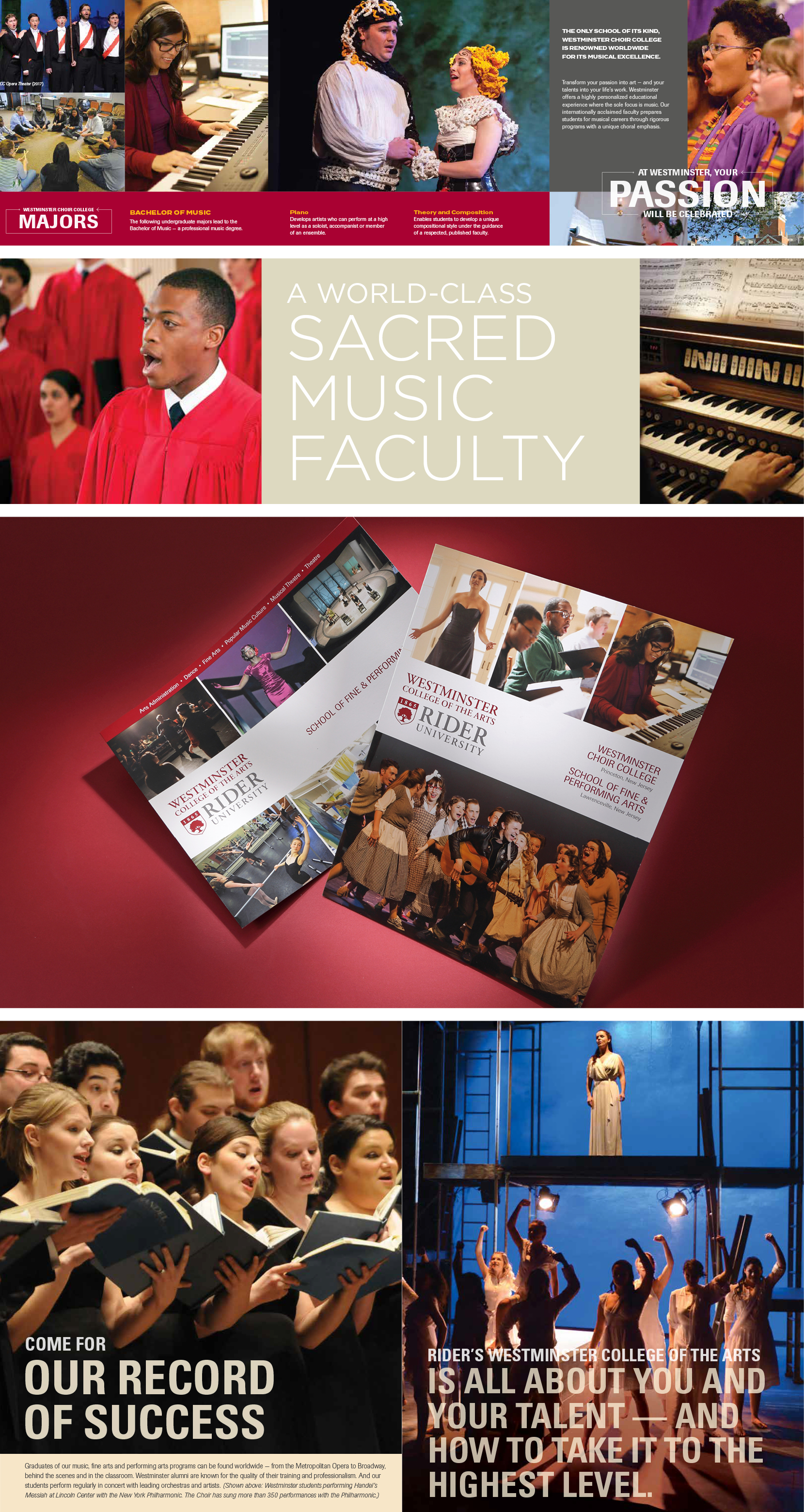 Westminster Choir College Marketing