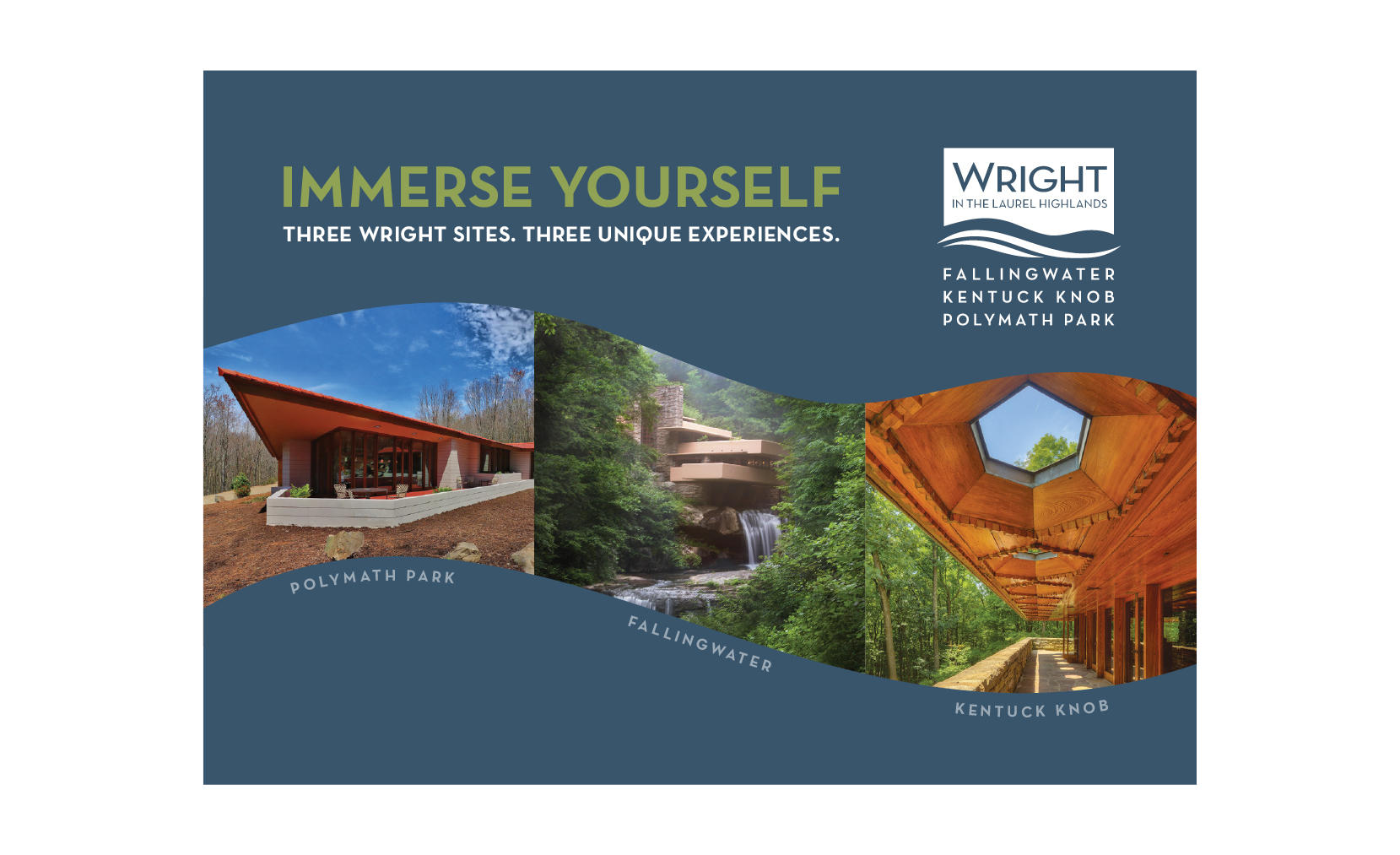 Wright in the Laurel highlands advertising