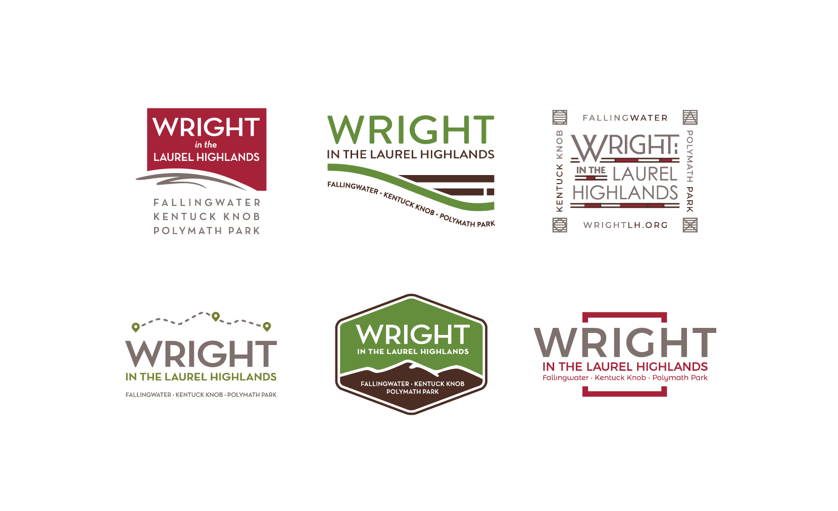 Frank Lloyd Wright logo options